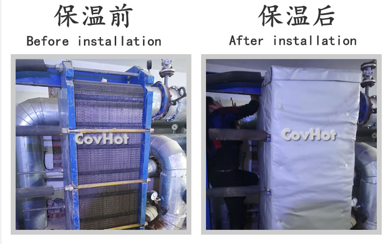 板式<a href=http://m.renren8.cn/e/tags/?tagname=%E6%8D%A2%E7%83%AD%E5%99%A8%E4%BF%9D%E6%B8%A9 target=_blank class=infotextkey>換熱器保溫</a>套,板換保溫罩